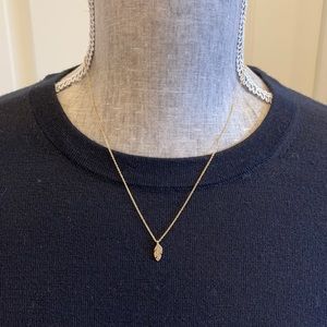 Delicate Gold Feather Necklace